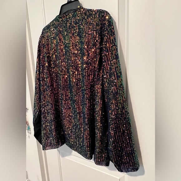 Torrid sequin moto jacket Size 5 - Picture 8 of 8